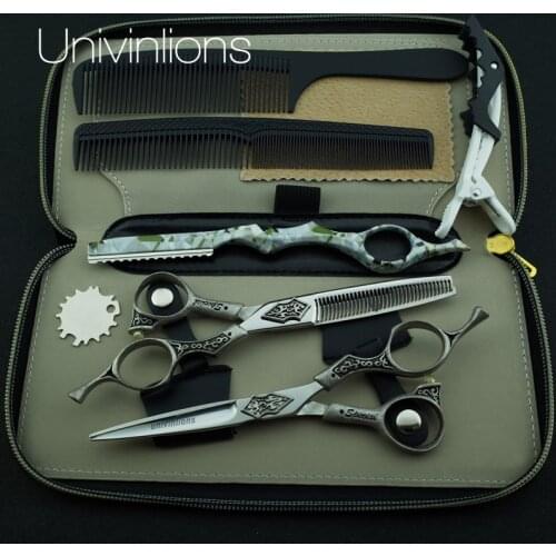 6" special design japanese scissors hairdresser razor hairdressing scissors cutting scissors thinning shears hair cut sissors