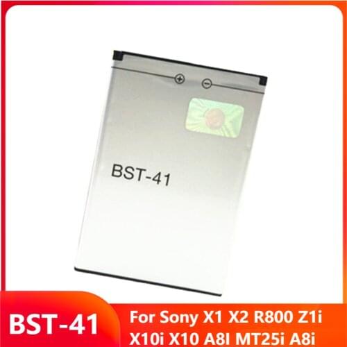 Replacement Phone Battery BST-41 For Sony X1 X2 R800 Z1i X10i X10 A8I MT25i A8i BST-41 Battery 1500mAh