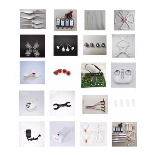 SYMA X8PRO X8 PRO RC Quadcopter Spare Parts propeller motor Landing gear Protection frame motor base blade cap gear etc