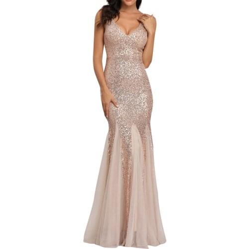 Women Sexy V-neck Sequined Slim Patchwork Casual Dress Sleeveless Tank Sheath Party Dress Bodycon Sexy Vintage Dresses For Women