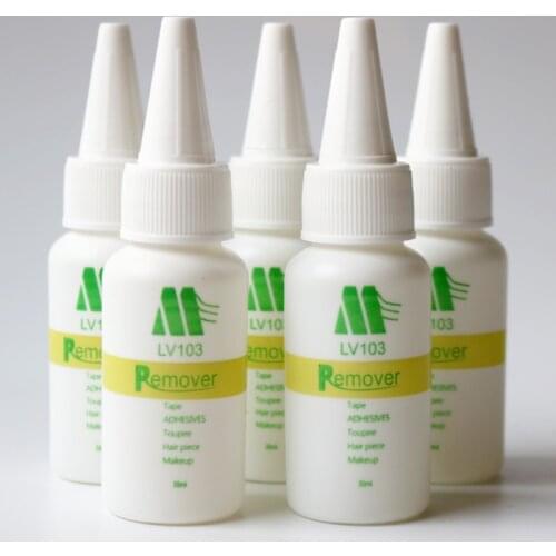 10 Bottle 30ml Adhesive LV103 Remover For Skin Tape Hair/ PU Weft/lace Wig Glue
