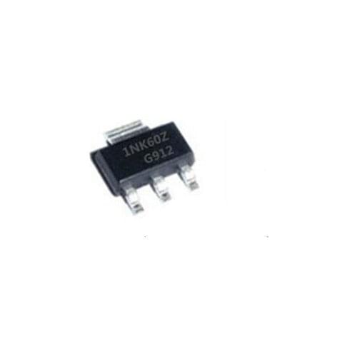 10pcs STN1NK60Z SOT-223 1NK60Z STN1NK60 SOT MOSFET N-CH 600V 300MA SOT223 IC best quality