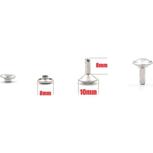 100 sets/lot.Color diamond rivets. 10mm drill buckle. DIY bags decorative nails. Acrylic g rive Sewing repair. Clothing & Access