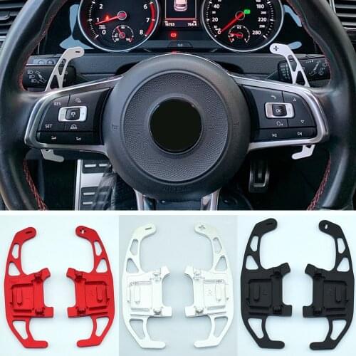 2pcs Car Steering Wheel Shift Paddle Shifter Extended For VW GOLF GTI R GTD GTE MK7 7 POLO GTI Scirocco 2014 2015 -2019 2020