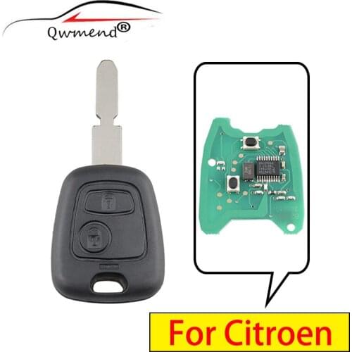 NE78 Blade Car Rmeote Key for Citroen C1 C2 C3 C4 for Peugeot 106 206 306 307 107 207 407 2003-2009 Car Key PCF7961 Chip 434Mhz