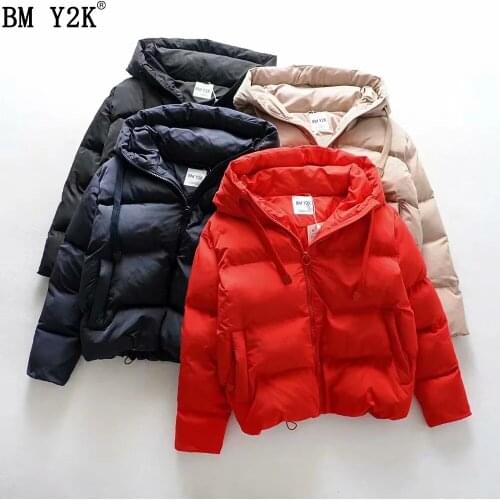BM Y2K Women's Parkas With A Hood