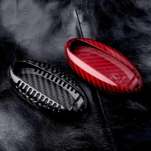 Carbon Fiber Remote Key Fob Case Shell Cover For Nissan Teana Altima Qashqai X-trail Sentra Tiida Livida Leaf Maxima 370Z Patrol