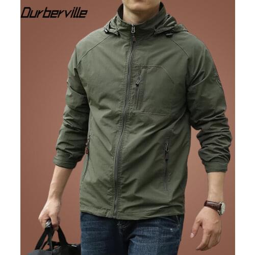 Мужские куртки с капюшоном Durberville China At AliExpress
