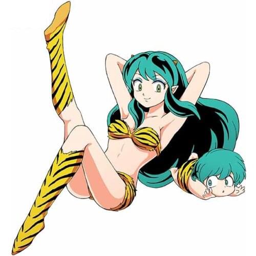 Fuzhen Boutique Decals Exterior Accessories Urusei Yatsura Waterproof Motorcycle Car Stickers Occlusion Scratch Decal Decoration