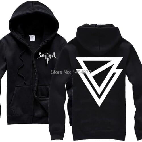 Harajuku Slaves of the Prison Band Cotton Rock Hoodies Winter jacket hardrock Zipper Sweatshirt Black fleece Outerwear sudadera