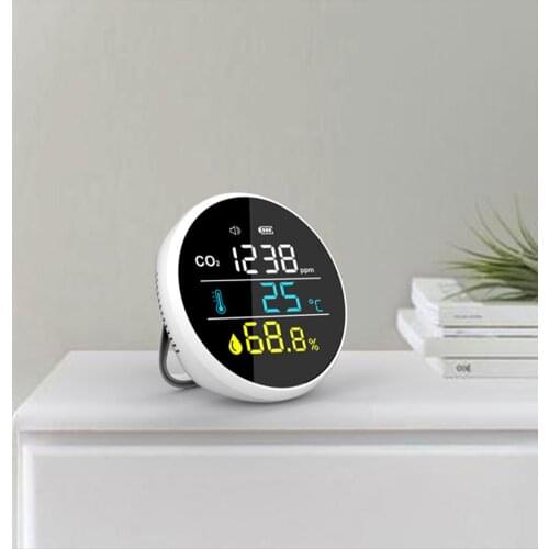 5000ppm Temperature Humidity Laser Sensor Tester Carbon Dioxide Intelligent Air Detector Temperature Humidity Sensor