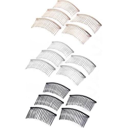 5pcs Metal Fork Comb Hairpin Wedding Hair Accessories Decoration Bride Hair Combs DIY Hair Styling Accessories
