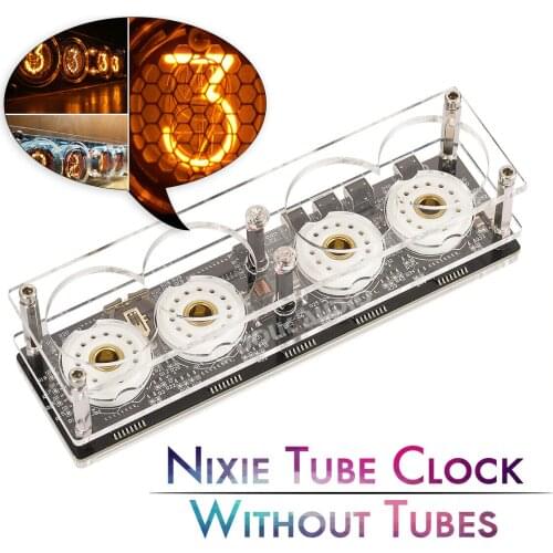 Nobsound Mini Retro Digital Nixie Tube Clock DIY KIT/Assembled Without ZM1020 Z560M Tubes