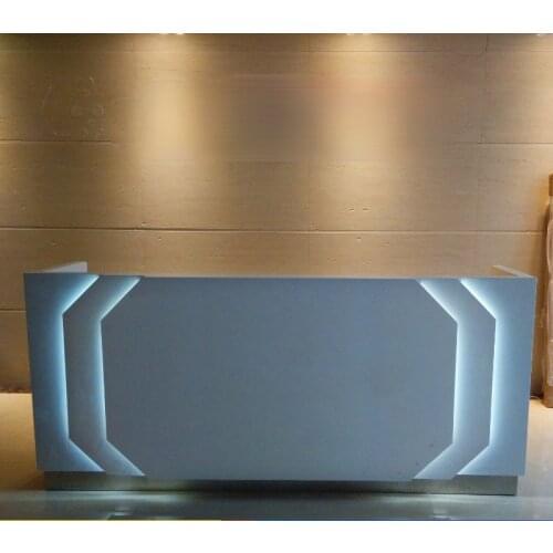 The front desk of the company hall consults the office furniture of the cashier bar of the welcome reception desk