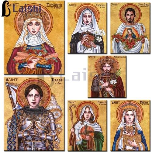 New arrival Diamond Painting Religious Jesus Full Square Diamond Embroidery Mosaic Rhinestone Handmade Home Decor Childrens Gif