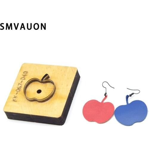 SMVAUON Multi-style New Metal Cutting Die Earrings Cutting Die Leather Cutter Wood Mold Kraft Paper Leather Ruler Knife