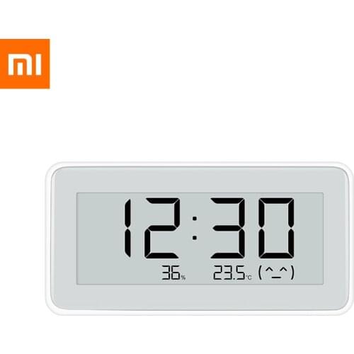 Original Xiaomi Mijia Bluetooth 4.0 Wireless Smart Electric Digital clock Indoor Hygrometer Thermometer E-ink Measuring Tools