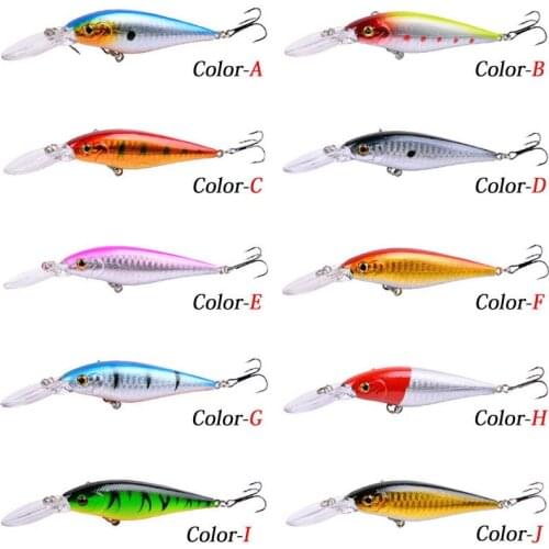 Minnow Lure Bait Bionic Bait 11cm/10.5g 8 Color ABS Freshwater Bait Hard Bait Fishing Accessories