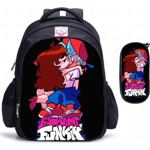 Friday Night Funkin Games Backpack 3D Print Backpack Students School Bag Light Orthopedics Book Bag Unisex Mochila feminina