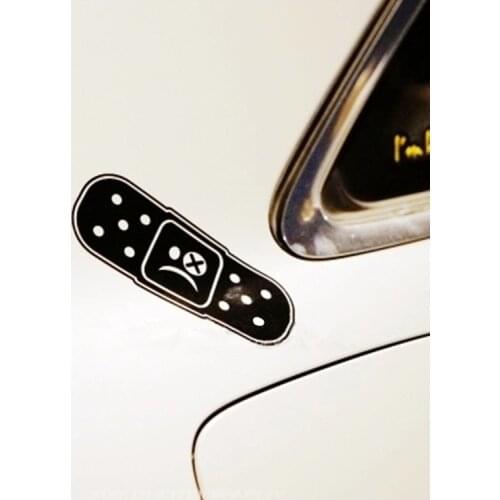 Bondi Sticker with Scratches Funny Car Styling Decal Stickers Accessories Black/silver Glue Sticker Creative Stickers Oem 39 PVC