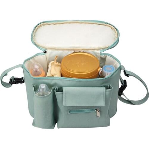 Baby Stroller Bag Organizer Mommy Travel Bags Accessories Toddler Waterproof Milk Bottle Diaper Nappy Pram Stroller Hanging Bag