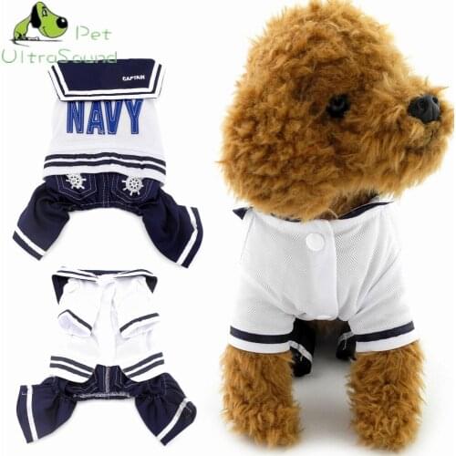 ULTRASOUND PET Pet Dog Clothes For Small Medium Dog Clothing Warm Puppy Coats Jacket Navy Cat Costumes Teddy Chihuahua Clothes
