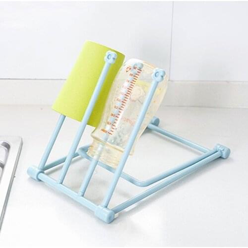 Towel Rack Multi-functional Folding High Quality PP Baby Bottles Drying Rack For Kitchen Stand-up Multi-bar Storage Towel Rack