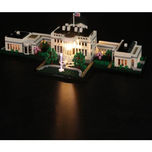 Vonado LED Lighting Set for 21054 The White House Collectible Model Toy Light Kit, Not Included the Building Block