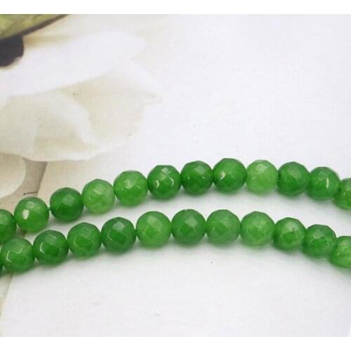 Green Aventurine faceted 6mm DIY loose beads round stone 15 inches women jewelry making gift design bracelet necklace wholesale