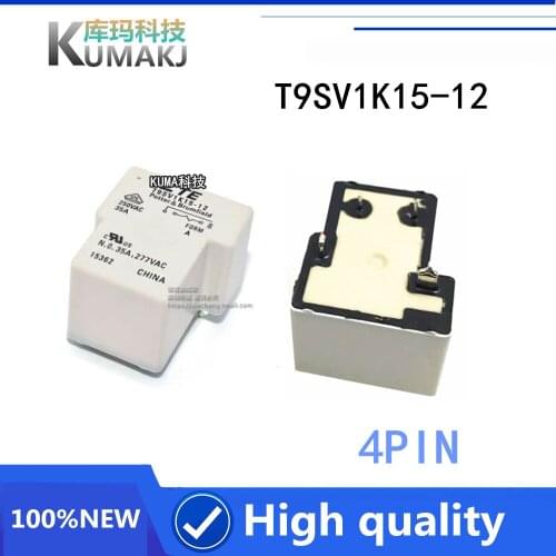 2PCS/LOT 100%NEW Relay T9SV1K15-12 T9SV1K15 12 35A 12VDC 250VAC 4PIN