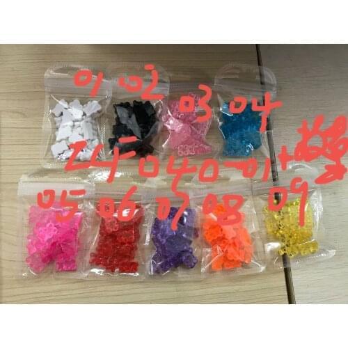 20pcs/lot kawaii candy color fudge bear brooch mini badge accessories schoolbag pendant shoes clothes decoration small pin