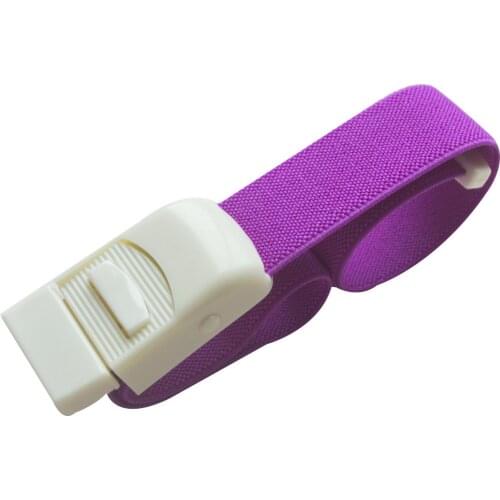 80pcs Elastic Tourniquet With Quick Slow Release Buckle Emergency Rescue Health Care Tool Purple