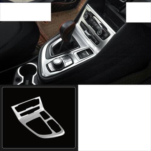 Lsrtw2017 stainless steel car gear panel trims for bmw 2 series Active Tourer F45 2015 2016 2017 2018 2019 218i