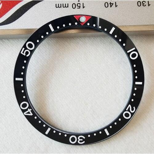Black Gray Watch Ceramic Bezel Insert for 38mm Mens Watches Replace Accessories Watch Face SKX007 SKX009 SKA131 SKA135 Heimdalr