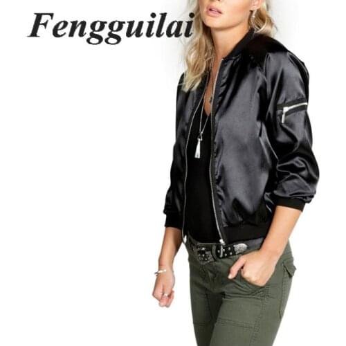 Fengguilai Women's Bomber Jackets