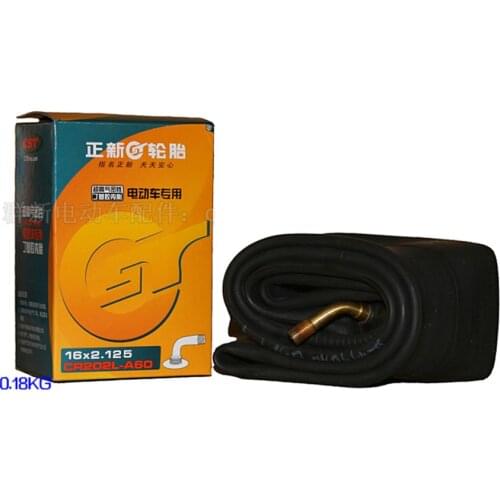 CST Bend gas nozzle 12x1/2 14 * 2.125 16 * 2.125 18*2.125 12" 14" 16" 18" electric bike kid bicycle rubber inner tube Tires