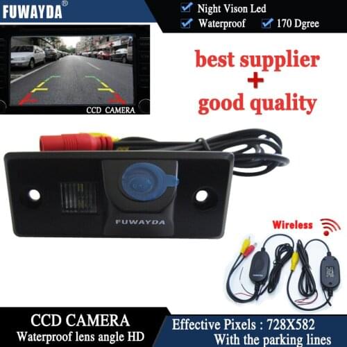 FUWAYDA Wireless Color CCD Car RearView Camera WATERPROOF NIGHT VISION for PORSCHE CAYENNE VW TIGUAN TOUAREG POLO PASSAT GOLF HD