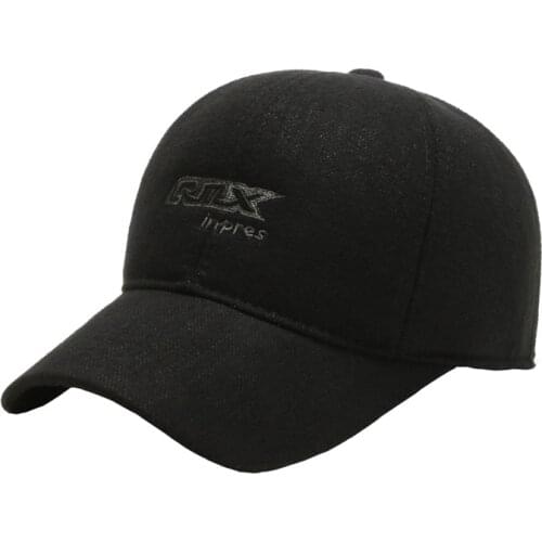 Men Autumn Thicken Cap Women Winter Cotton Keep Warm Baseball Hat with Earflaps Ear Protection Gorras шапка зимняя мужская