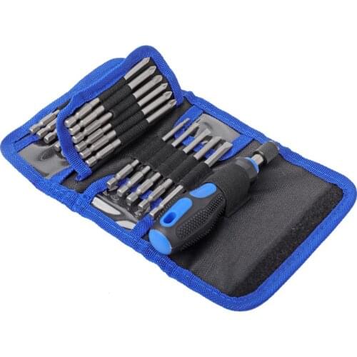Multifunction long screwdriver set practical easy to carry high quality material Phillips and Slotted Hand Tool Set 24in1