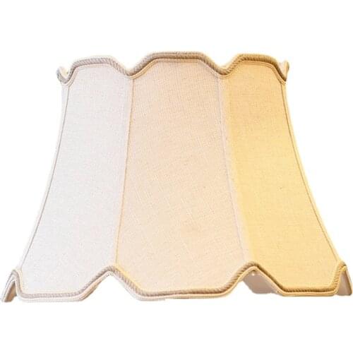 Desk Lampshade Shell Cover Anti-Piercing Eye Bedroom Bedside Lamp Lampshade European Style Floor Lamp Shade Large Cloth