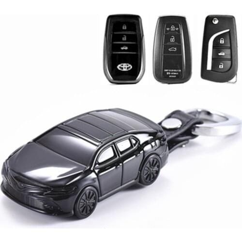 New ABS material car styling key case for Toyota Corolla Camry car key protection cover shell buckle Reiz Highlander RAV4