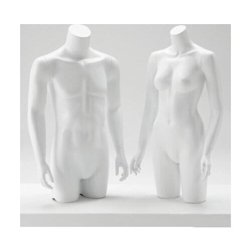 New Style High Quality Fiberglass Half Body Mannequin Best Hot Sale