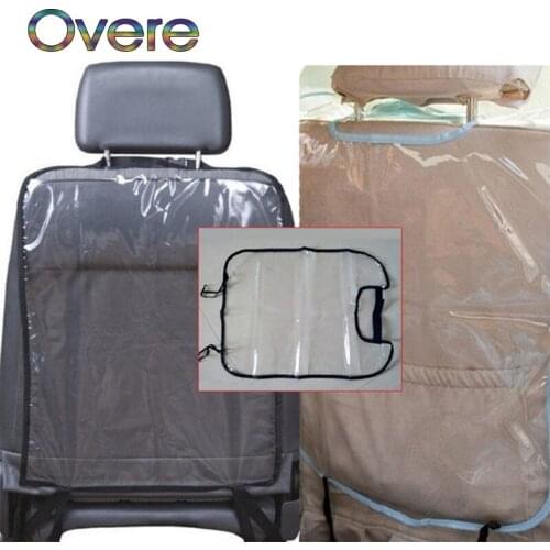 Overe 1PC Car Seat Back Children Anti Kick Mat Cover For Kia Rio Ceed Sportage 2017 Cerato Sorento Mazda CX-7 6 Mini Cooper R56