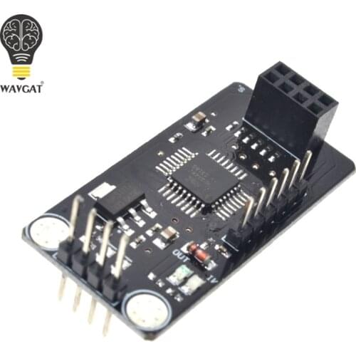 Suq NRF24L01 Socket Adapter plate Board ATMEGA48 wireless Shield module SPI to IIC I2C TWI Interface