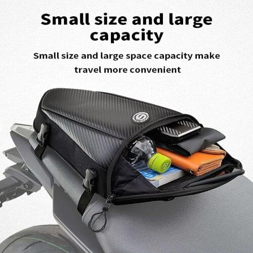 Suitable for Motorcycle rear seat bag, add storage bag, suitable for any car model, ordinary car model