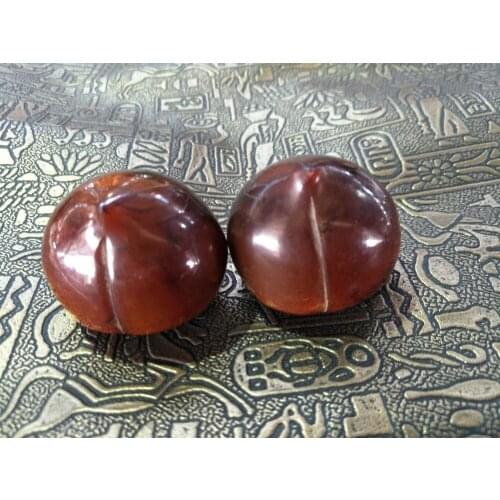 Rare Old Qing Dynasty Horn Peach, A Pair, wonderful design, Free Shipping