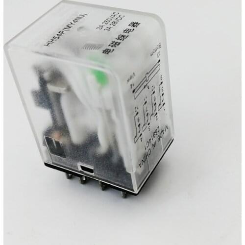 MY4NJ HH54P Relay Coil General DPDT Micro Mini electromagnetic Relay Switch LED AC 220V DC 12V 24V