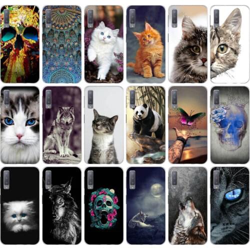 Silicone Cover For Samsung Galaxy A7 2018 Case A750 A750F Case 6.0" TPU Phone Cases For Samsung A 7 2018 750 750F Fundas Coque