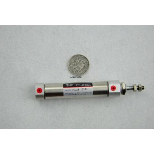 SMC Type CDJ2B16-45 Mini Pneumatic Cylinder Double Acting 16-45mmSNS pneumatic parts compact cylinder pen type ari cylinder