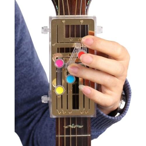 Portable Classical Guitar Teaching Aid Guitar Learning System Study Practice Aid Pain-proof Finger Booster Learn Chord Assistant